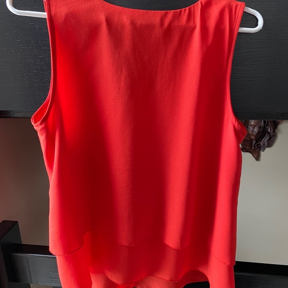 Coral sleeveless blouse - Picture 3 of 4